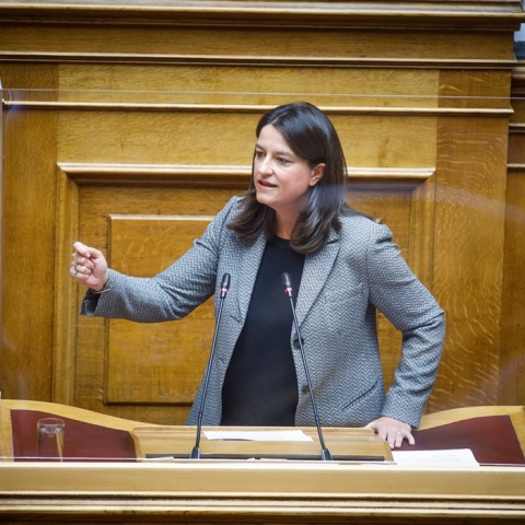 Η υπουργός Παιδείας, Νίκη Κεραμέως