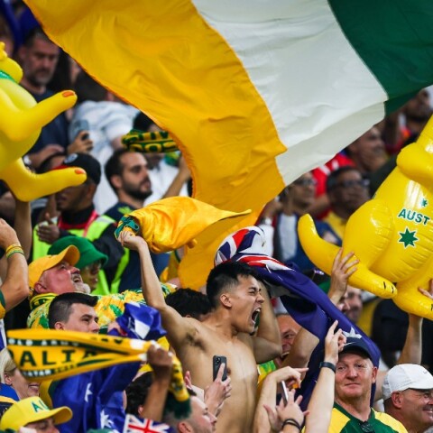 Οι φίλαθλοι της Αυστραλίας © EPA