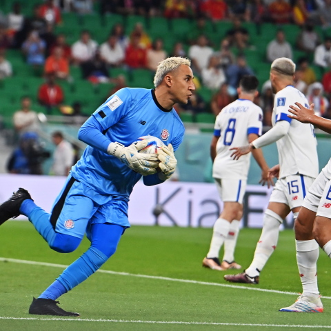 Ο Κέιλορ Νάβας στο ματς με την Ισπανία