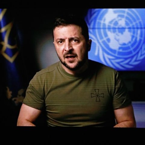 Ο πρόεδρος της Ουκρανίας, Βολοντίμιρ Ζελένσκι