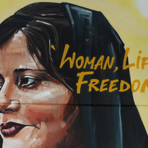 Αφίσα της Μάχσα Αμινί