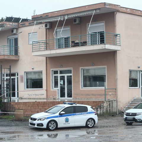 Το σημείο όπου ακινητοποιήθηκε ο 16χρονος οδηγός αυτοκινήτου από αστυνομικούς