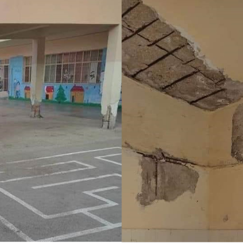 Καταστροφές σε δημοτικό σχολείο στην Κόρινθο