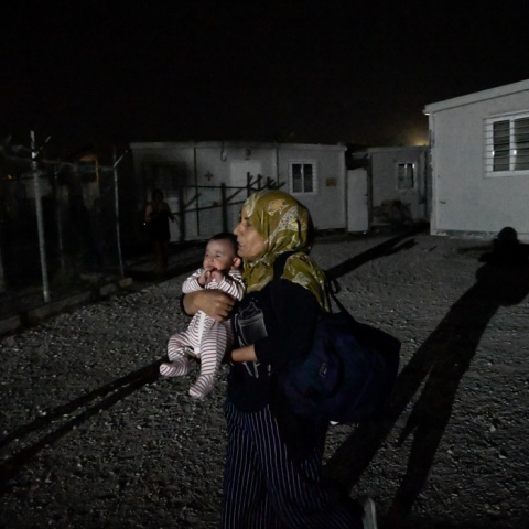 Μετανάστες στη δομή του Ελαιώνα