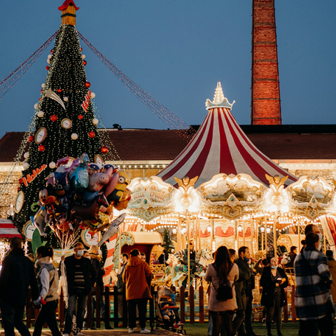 Το Christmas Factory στην Τεχνόπολη. 