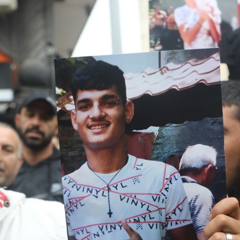 Φωτογραφία του νεκρού 16χρονου Ρομά, Κώστα Φραγκούλη, που πέθανε μετά τον πυροβολισμό του στο κεφάλι από αστυνομικό