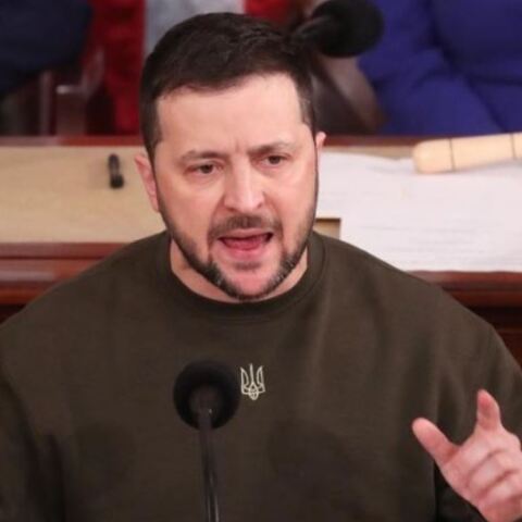 Ο Ουκρανός πρόεδρος, Βολοντίμιρ Ζελένσκι, στην ιστορική ομιλία του στο Κογκρέσο