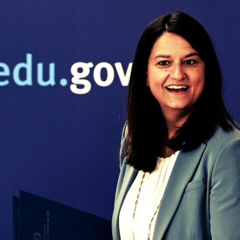 Η υπουργός Παιδείας, Νίκη Κεραμέως