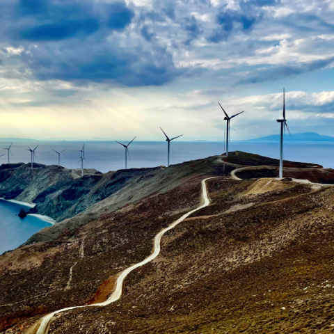 Το αιολικό πάρκο του Αη Γιώργη