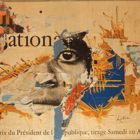 Το έργο του Ζακ Βιλεγκλέ «Arcueil» στην έκθεση Nouveau Réalisme 