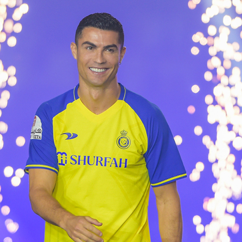 Ο Cristiano Ronaldo με την εμφάνιση της Al Nassr Player