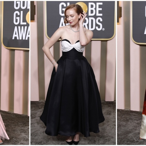 Από αριστέρα: Margot Robbie, Hannah Einbinger και Letitia Wright.  