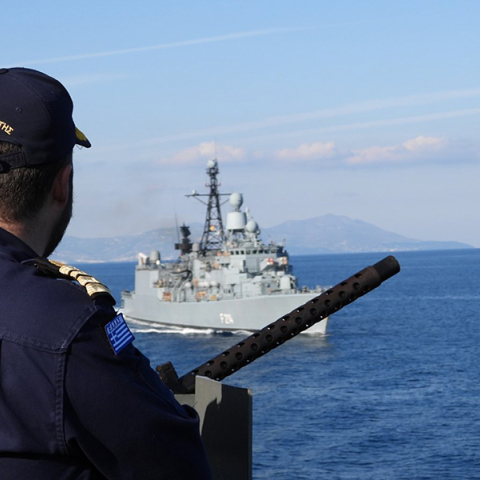 Συνεκπαίδευση PASSEX (Passing Exercise) της Φρεγάτας «ΣΠΕΤΣΑΙ» με τη γερμανική Φρεγάτα FGS «LUEBECK της Μόνιμης Συμμαχικής Ναυτικής Δύναμης 2 (Standing NATO Maritime Group Two SNMG 2), στη θαλάσσια περιοχή Κεντρικού Αιγαίου και Κυκλάδων