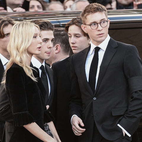 Κηδεία του τέως βασιλιά Κωνσταντίνου από την Μητρόπολη Αθηνών, Δευτέρα 16 Ιανουαρίου 2023.