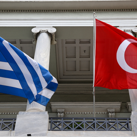 Σημαίες Ελλάδας - Τουρκίας