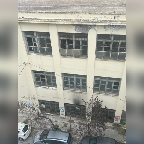 εγκαταλειμμένο σχολικό κτίριο στους Αμπελόκηπους