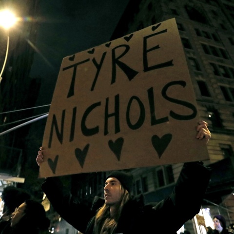 Διαμαρτυρία για τη δολοφονία του Tyre Nichols