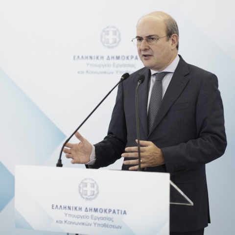 Ο υπουργός Εργασίας, Κωστής Χατζηδάκης