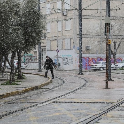 Χιόνια στην Αθήνα