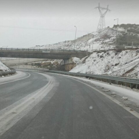 Χιόνια στο Ηράκλειο της Κρήτης