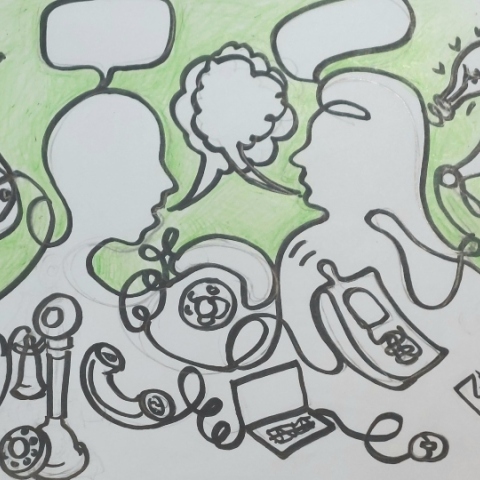 «Εικονογραφώντας μία τηλεφωνική συνομιλία. MT GALLERY» στο Μουσείο Τηλεπικοινωνιών Ομίλου ΟΤΕ