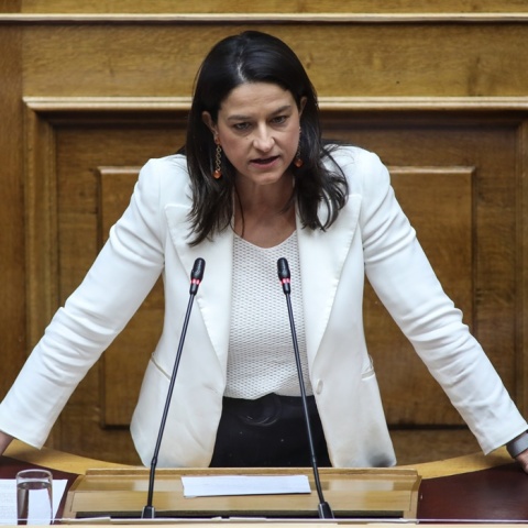 Η υπουργός Παιδείας, Νίκη Κεραμέως