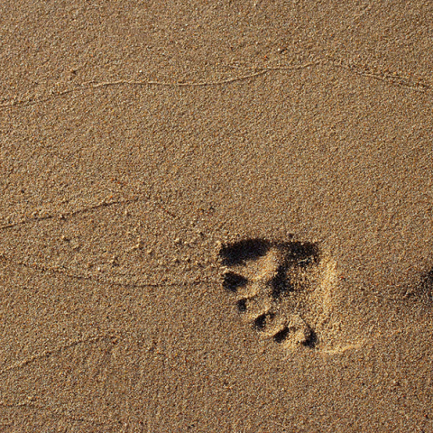 Πατημασιά στην άμμο