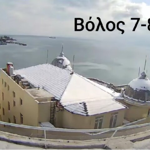 Βόλος - Timelapse βίντεο από την κακοκαιρία «Μπάρμπαρα»