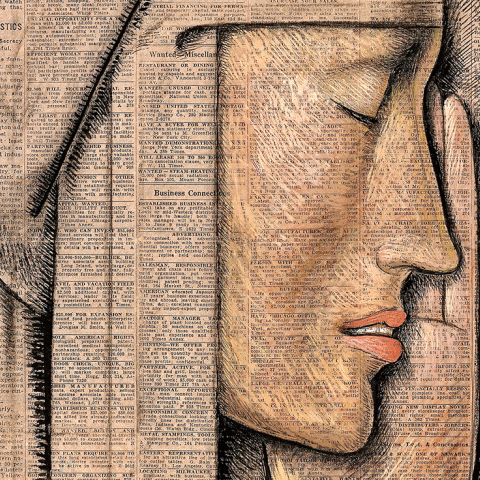 Εικ.: Alfredo Ramos Martinez, «Head of a Nun» (1934).