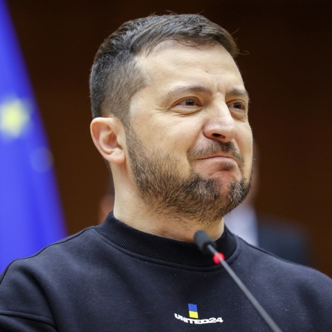 Ο Ουκρανός πρόεδρος, Βολοντίμιρ Ζελένσκι