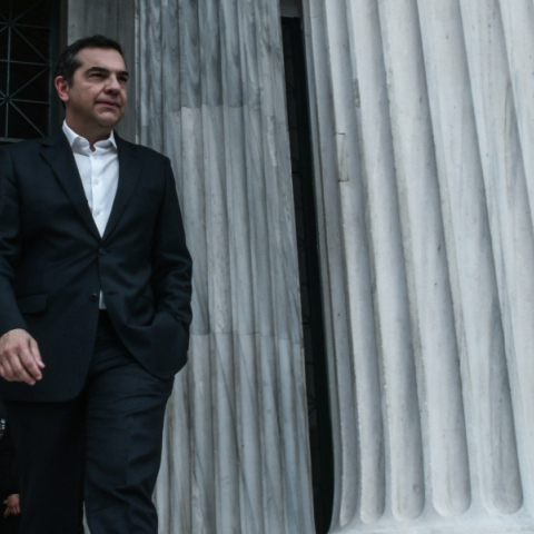 Συνέντευξη τύπου του προέδρου του ΣΥΡΙΖΑ - Προοδευτική Συμμαχία, Αλέξη Τσίπρα στο Ζάππειο για τον σχεδιασμό του κόμματος ενόψει της προεκλογικής περιόδου 