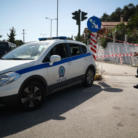 Περιπολικό της ΕΛ.ΑΣ. στην Κέρκυρα