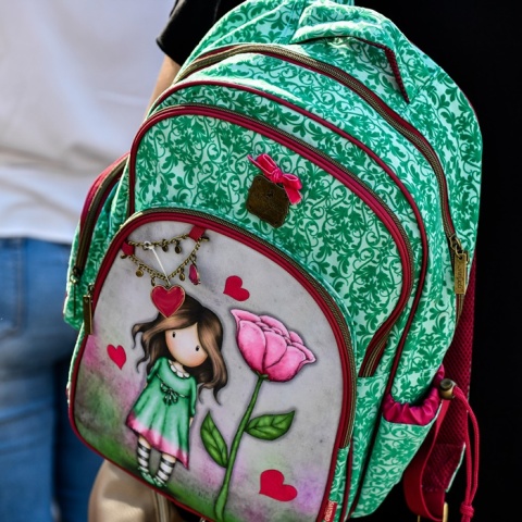 Μαθήτρια - Σχολική τσάντα