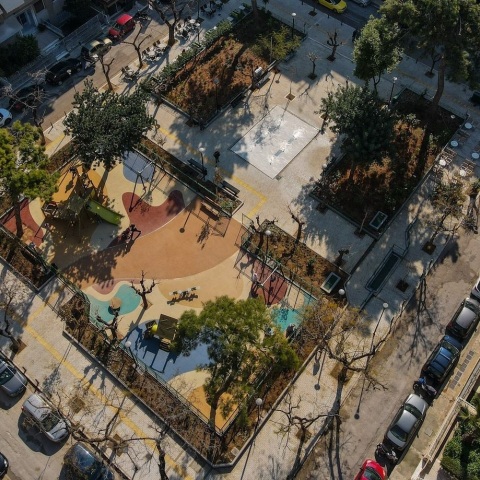 Δήμος Αθηναίων: Ολοκληρώθηκε η ανάπλαση της ιστορικής πλατείας Καλλιγά στα Κάτω Πατήσια - Κώστας Μπακογιάννης: Υλοποιούμε έργα που βελτιώνουν την καθημερινότητα.