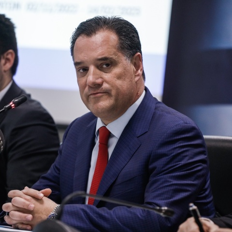 Ο υπουργός Ανάπτυξης και Επενδύσεων, Άδωνις Γεωργιάδης