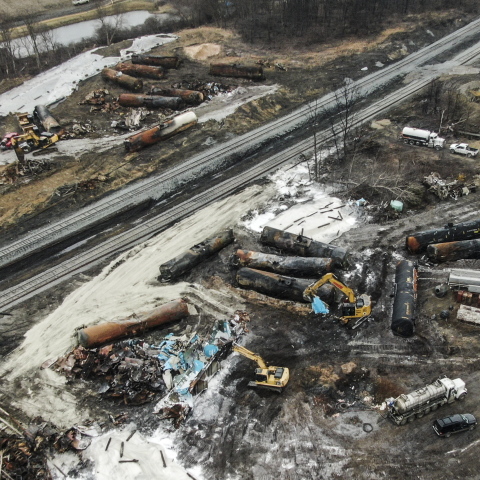 Εκτροχιασμός τρένου στο Οχάιο