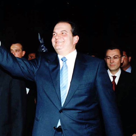 ΡΗΓΙΛΛΗΣ-ΠΑΝΗΓΥΡΙΣΜΟΙ ΟΠΑΔΩΝ ΤΗΣ Ν.Δ/Ο ΠΡΟΕΔΡΟΣ ΤΗΣ ΝΔ Κ. ΚΑΡΑΜΑΝΛΗΣ