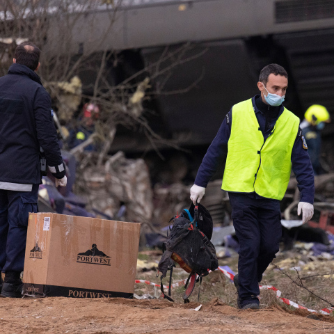 Σύγκρουση τρένων στα Τέμπη
