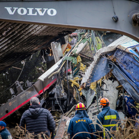 Σύγκρουση τρένων στα Τέμπη