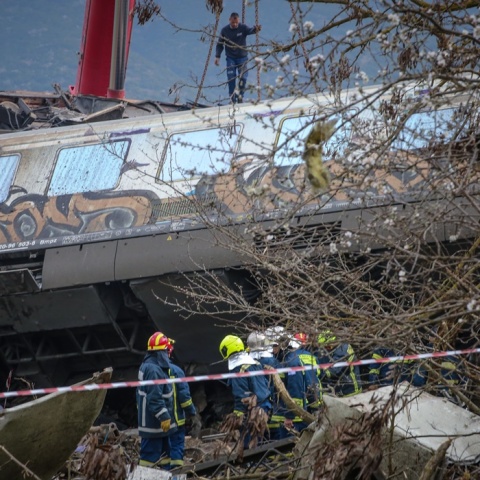 Σύγκρουση τρένων στα Τέμπη