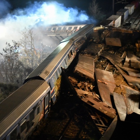 Σύγκρουση τρένων στα Τέμπη