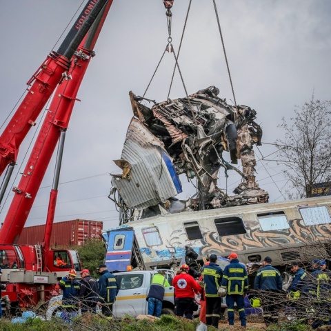 Σύγκρουση τρένων στα Τέμπη