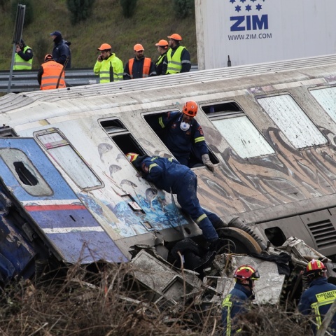 Σύγκρουση τρένων στα Τέμπη