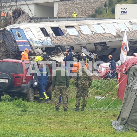 Σύγκρουση τρένων στα Τέμπη