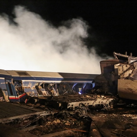 Σύγκρουση τρένων στα Τέμπη