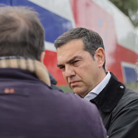 Αλέξης Τσίπρας: Στο μηχανοστάσιο της ΤΡΑΙΝΟΣΕ στο Ρέντη ο πρόεδρος του ΣΥΡΙΖΑ - Συζήτησε με εργαζόμενους για το τραγικό δυστύχημα στα Τέμπη. 