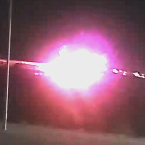 «Μανιτάρι» μετά την έκρηξη και τη σύγκρουση των δύο τρένων στα Τέμπη