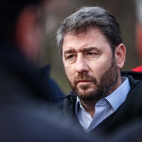 Ο πρόεδρος του ΠΑΣΟΚ-ΚΙΝΑΛ, Νίκος Ανδρουλάκης