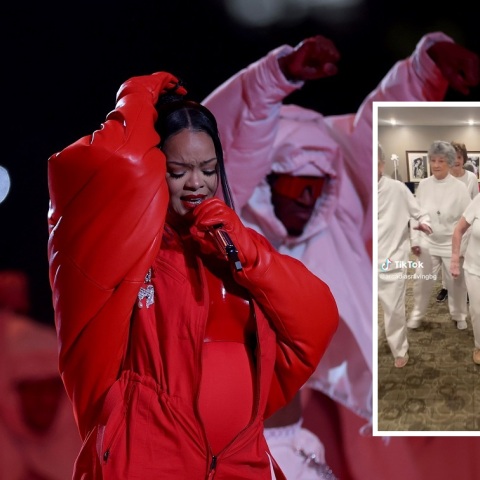 H Rihanna και ο Jay-Z έστειλαν λουλούδια σε ηλικιωμένες που έκαναν αναπαράσταση του σόου στο Super Bowl - Η μίμηση του «Rude Boy» έγινε viral στο TikTok.