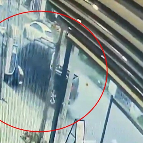 Ντοκουμέντο από την παράσυρση πεζού στη Θεσσαλονίκη